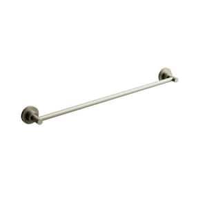 Star 24 in. Wall Mounted Towel Bar in Brushed Nickel