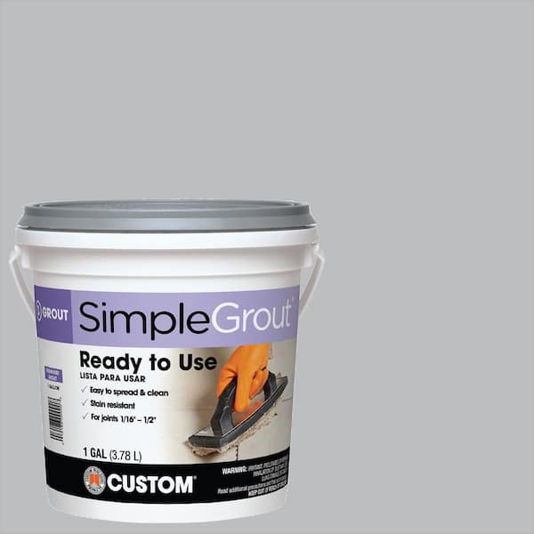 Custom Building Products SimpleGrout #115 Platinum 1 Gal. Pre-Mixed Grout