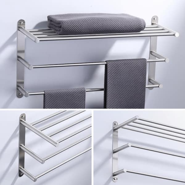 Vertical Steel Towel Rack #3, Steel Wall Towel Holder, Vertical