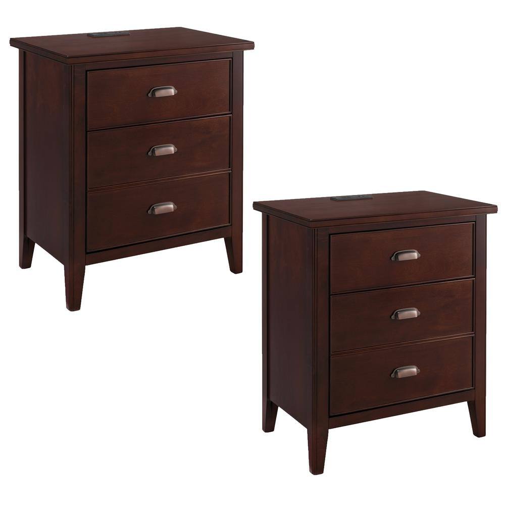 Leick Home Laurent Nightstand 214429 The Home Depot