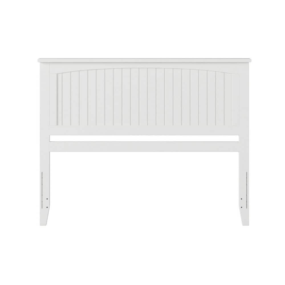 Nantucket White King Solid Wood Universal Headboard with Attachable Turbo Device Charger - thumbnail 5
