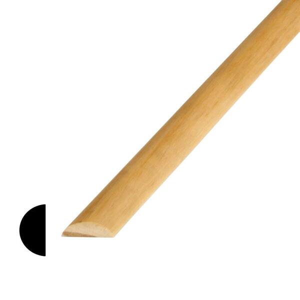 Alexandria Moulding 3 8 In X 4 96 Pine Half Round 08077 20096c The Home Depot Pine Half Round Moulding 08077 20096c, Half Round Trim