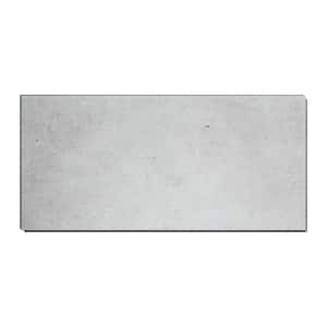 23.23 in. L x 11.1 in. W Frost Nickel No Grout Vinyl Wall Tile (17.9 sq. ft./case)