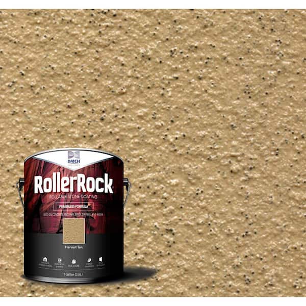 DAICH RollerRock 1 Gal. Self-Priming Harvest Tan Exterior Concrete Coating