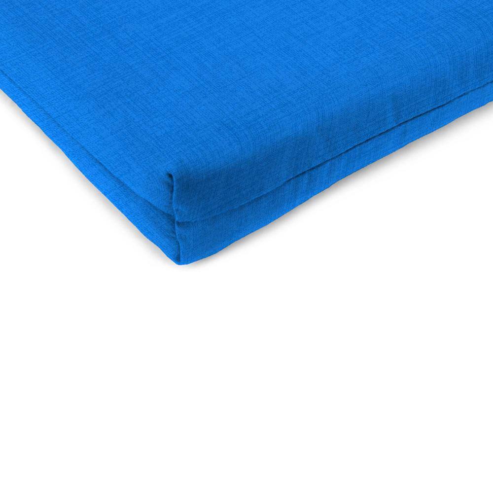 Celosia Princess Blue Rectangular Outdoor Chair Pad Cushion Set