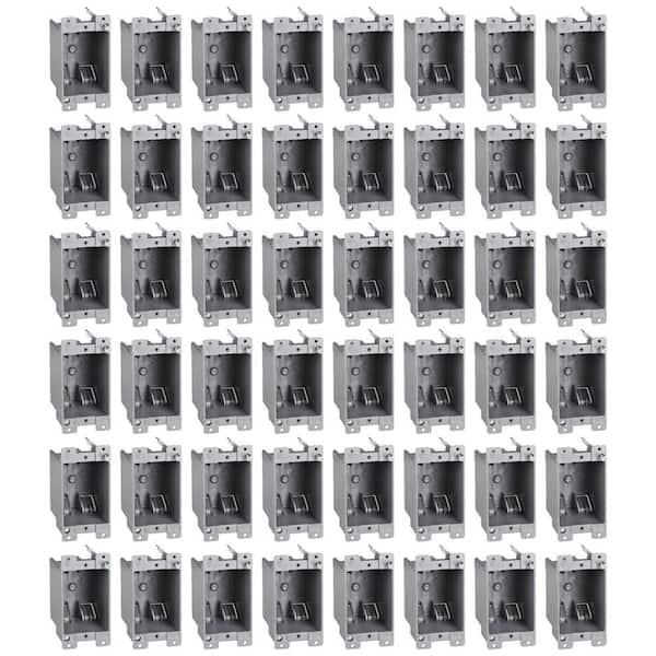 NEWHOUSE ELECTRIC 14 cu. in. 1-Gang PVC Old Work Electrical Outlet Box, (48-Pack)