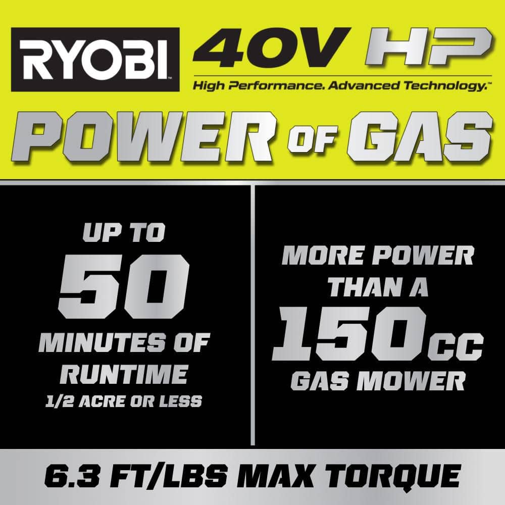 40V HP Brushless 20in Cordless Lawn Mower - rated 4.5073 stars from 1238 reviews