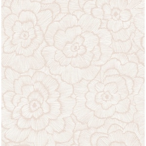 Reviews for NuWallpaper Rose Peachy Keen Peel and Stick Wallpaper ...