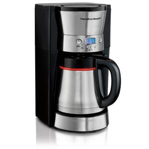 Hamilton Beach Brewstation Summit Ultra 12 Cup Programmable Stainless Steel Coffee Maker 48465 The Home Depot