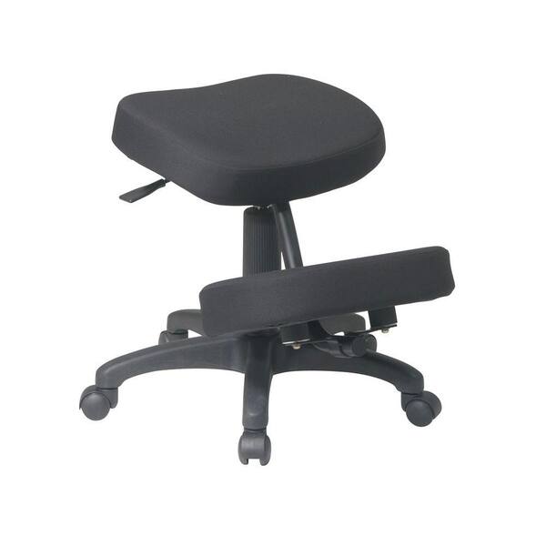 Office Star Products Black Knee Chair