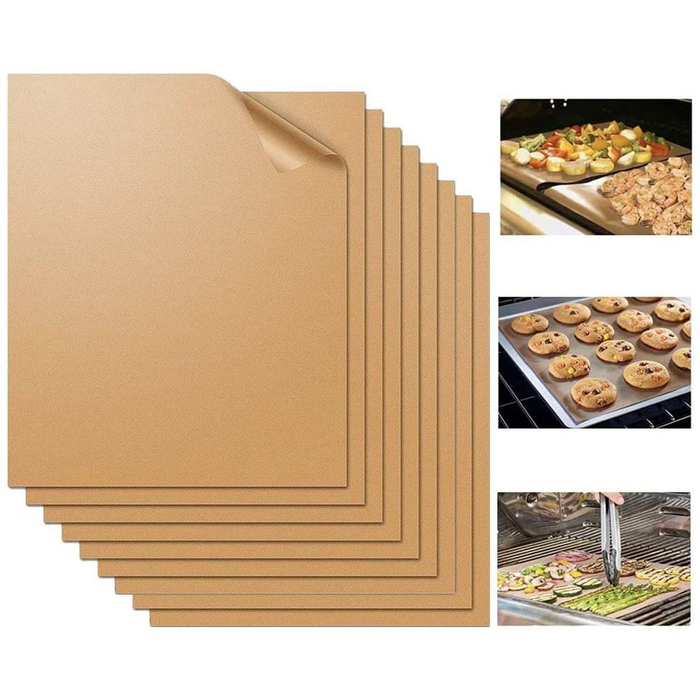 Copper Reusable Heavy Duty BBQ Grill Mesh Mat-Set of 9 Non-Stick, Cooking Accessories price history on PriceWatchPro