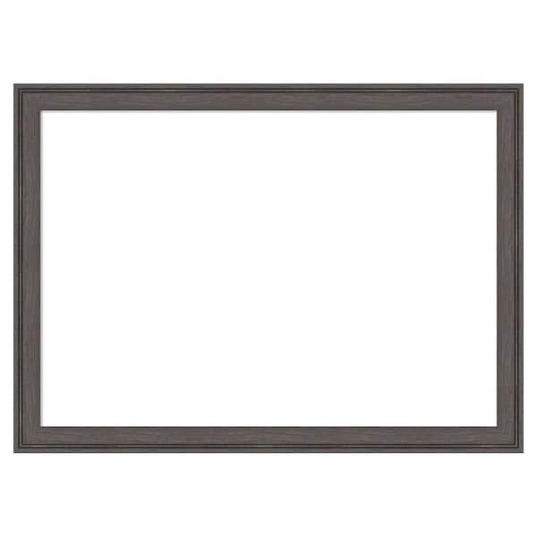 Amanti Art Florence Pewter 22 in. x 16 in. Polystyrene Framed Dry Erase Magnetic Memo Board