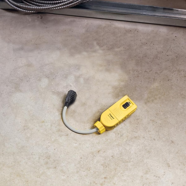 Pass and Seymour 15 Amp 125-Volt Portable Self-Test GFCI with Manual Reset, Yellow (1-Pack)