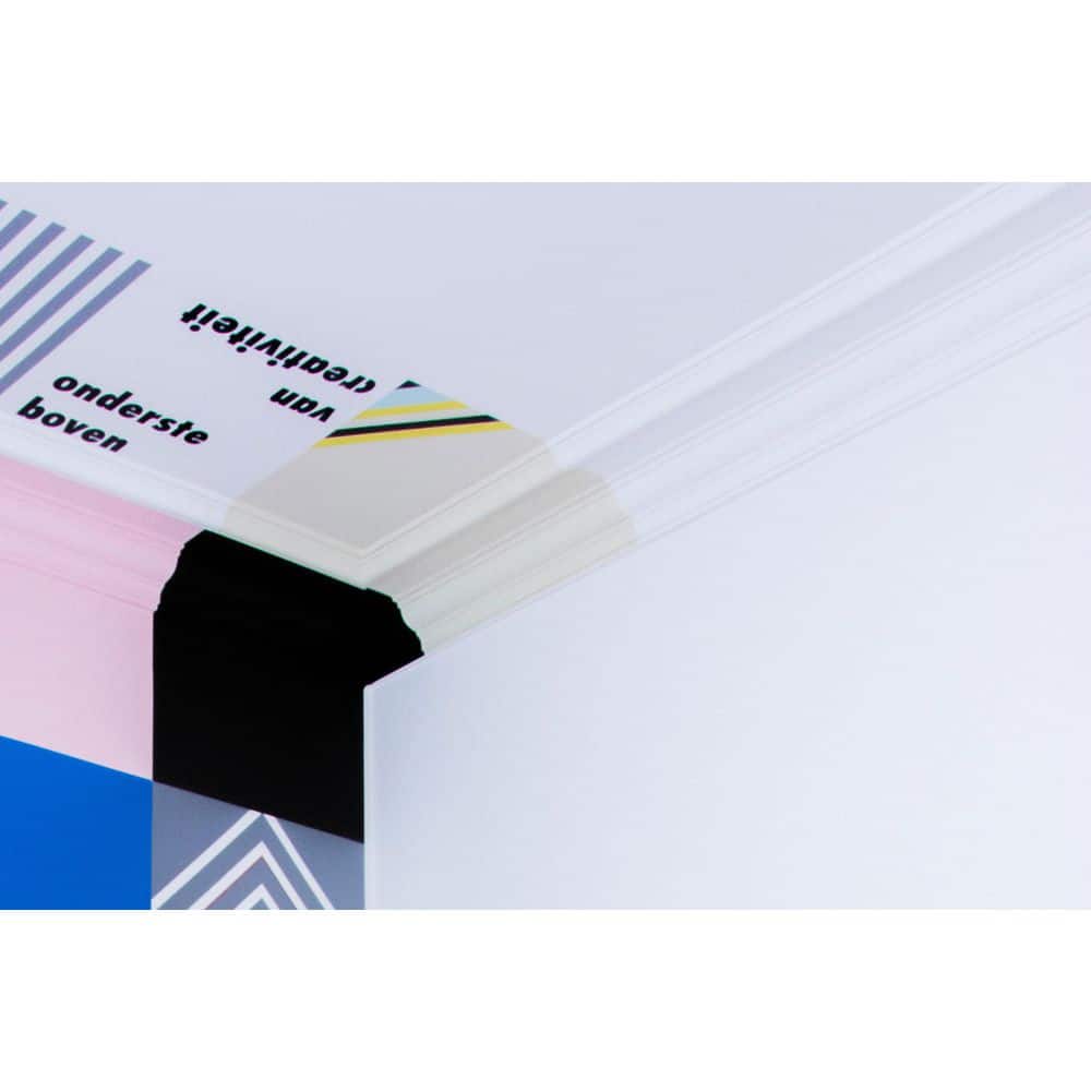 Primed White Polyurethane Crown Moulding 78 in