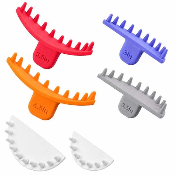 6-Piece PLA Cake Arch Swag Guide Tool Set Multiple Sizes for Piping Drape and Arc Patterns on Cakes