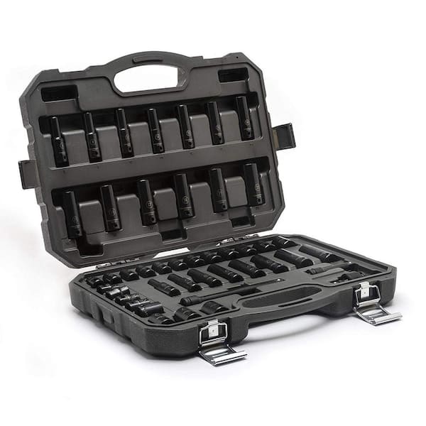 GearWrench 44 PC 3/8" Drive 6 PT Standard & Deep Impact Sae/metric Socket Set for sale online 