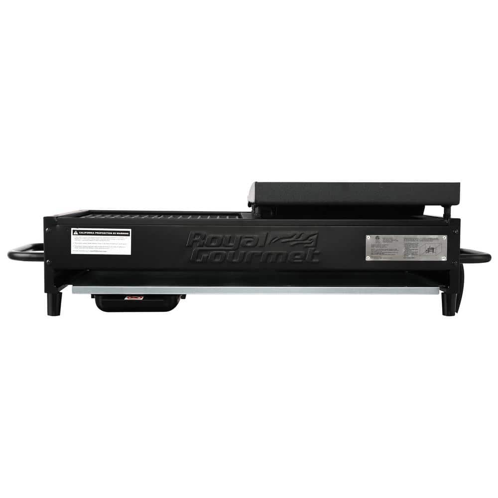 Royal Gourmet 4-Burner Black Portable Gas Grill and Griddle Combo