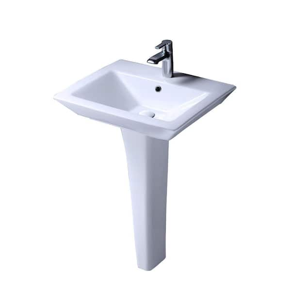 Barclay Products Aristocrat Pedestal in White Barclay Products Aristocrat Pedestal in White