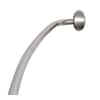 Glacier Bay Rustproof 72 in. Adjustable Permanent Mount Curved Shower ...