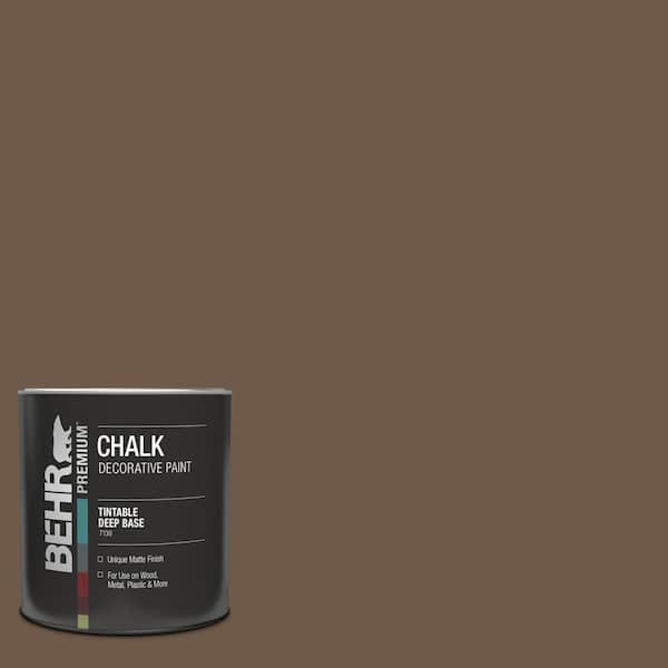 BEHR 1 qt. #N230-7 Rustic Tobacco Interior Chalk Finish Paint