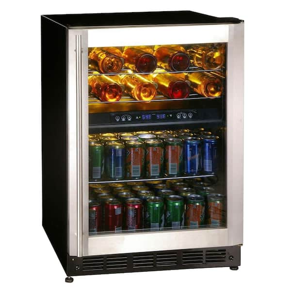 Magic Chef 16-Bottle / 77 Can Dual-Zone Wine and Beverage Cooler