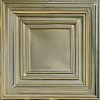 Williamsburg Gold Nugget 2 ft. x 2 ft. Decorative Tin Style Nail Up Ceiling Tile (48 sq. ft./case)