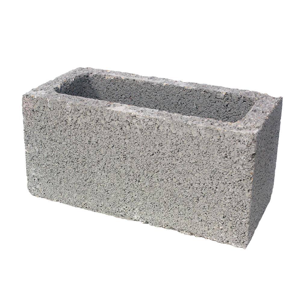 Master Products 8 in. x 8 in. x 16 in. Concrete Box Block (Box of 150 ...