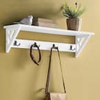 Alaterre Furniture Coventry 36W Coat Hook with Shelf ANCT09WH - The Home  Depot