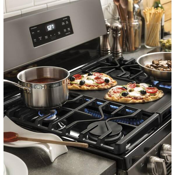 GE 30 in. 5.0 cu. ft. Freestanding Gas Range in Slate with Griddle  JGBS66EEKES - The Home Depot