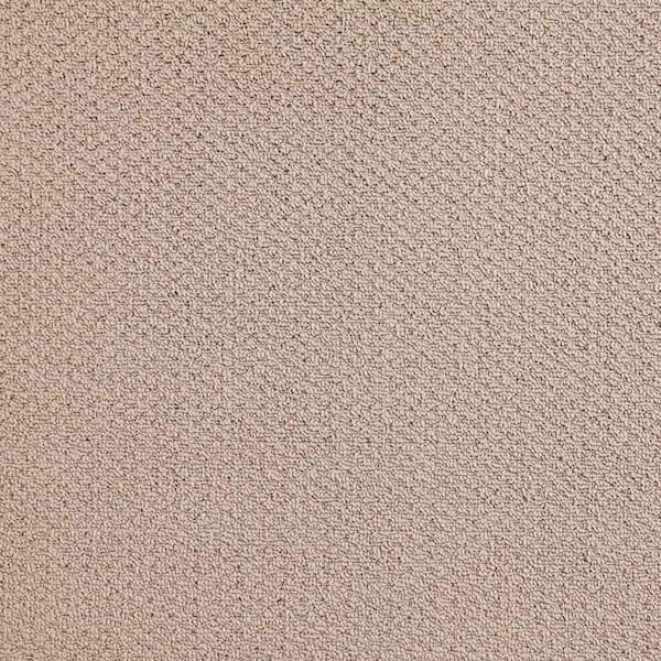 TrafficMaster Bayburn  - Gentlewind - Beige 24 oz. Polyester Pattern Installed Carpet