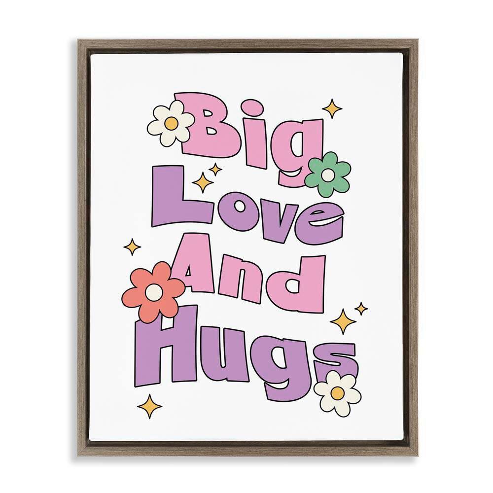 Big Love And Hugs by Ahmed Sameh Hussein Brown Floater Frame Nature Graphic Art Print 21 in. x 17 in. price history on PriceWatchPro