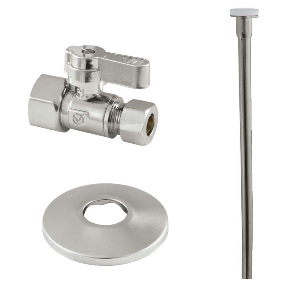 Trimscape Lever Toilet Trim Kit with Supply Line and Flange in Brushed Nickel price history on PriceWatchPro