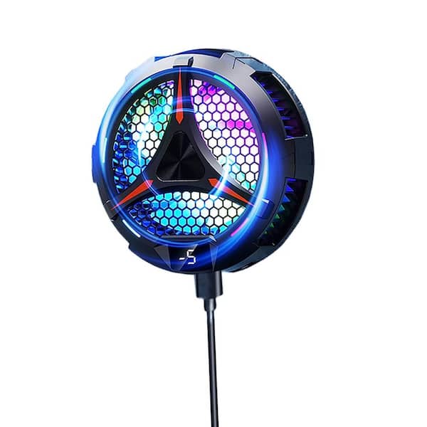 Lukyamzn Magnetic Tablet Cooler for iPad Surface Pro Samsung Tab Universal Radiator with Temperature Display Mobile Gaming