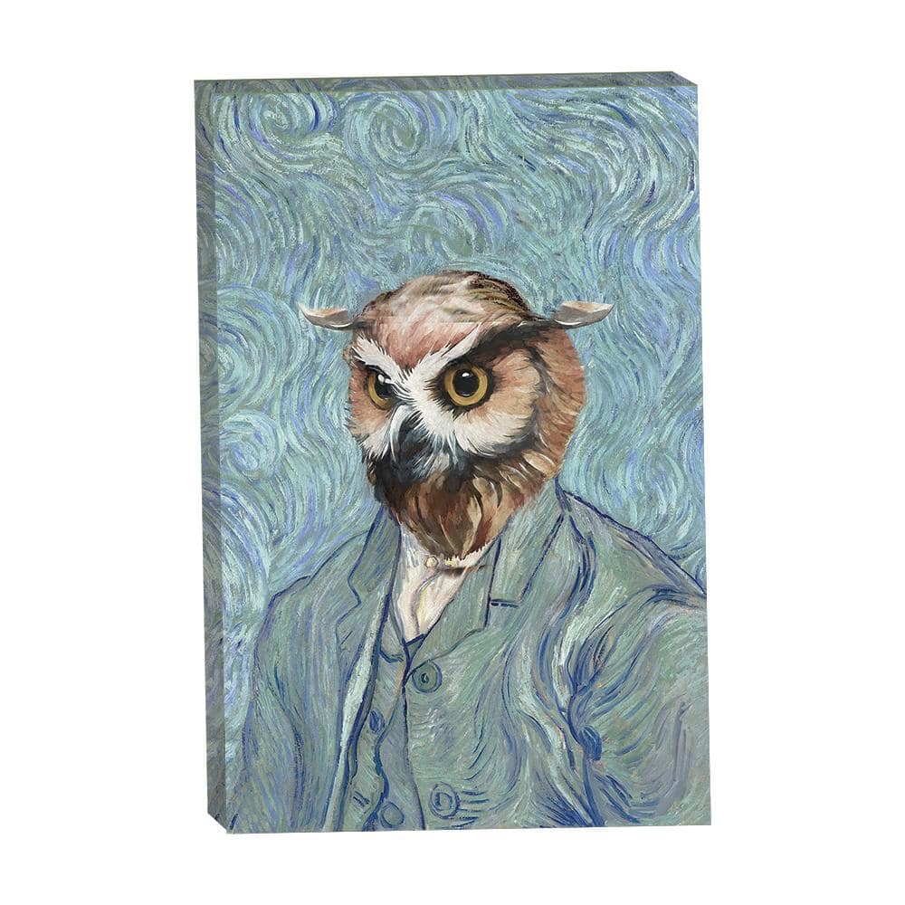 Van Gogh Owl Self Portrait by Grotto Studios 1 Piece Unframed Graphic Print Abstract Poster Art Print 20 in. x 30 in. price history on PriceWatchPro