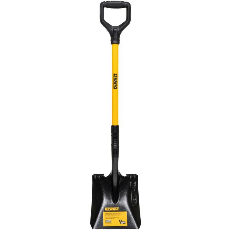 DEWALT 32 in. Fiberglass D-Handle Carbon Steel Transfer Shovel