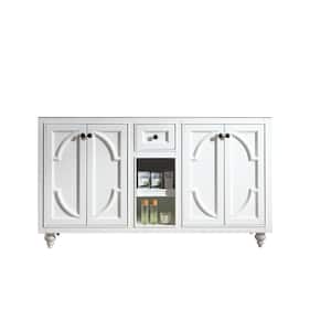 Odyssey 59 in. W x 21.6 in. D x 33.3 in. H Bath Vanity Cabinet without Top in White