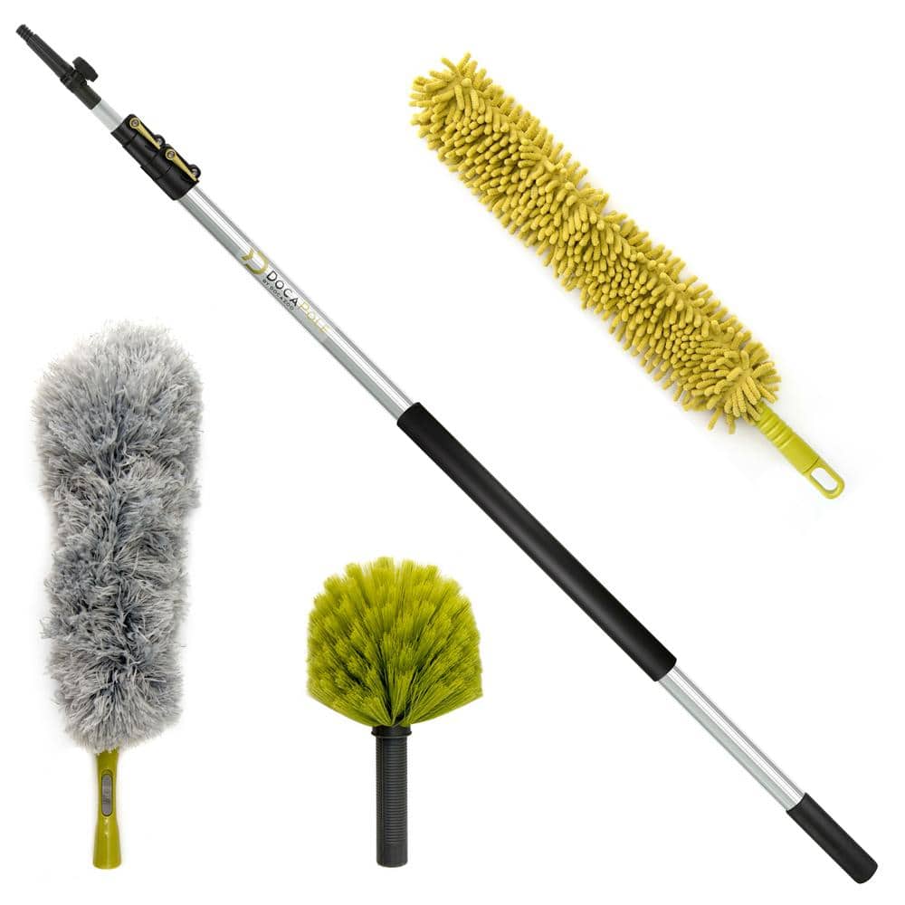 20 Foot High Reach Duster Kit with 5-12 ft Extension Pole    High Ceiling D - 1