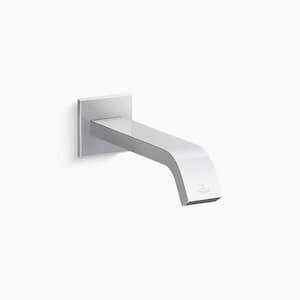 Loure Wall Mount Touchless Bathroom Faucet with Kinesis Sensor Technology in Polished Chrome
