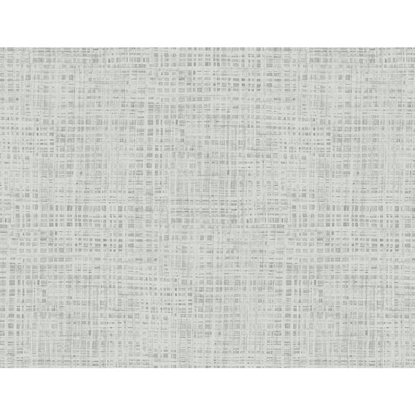 Seabrook Designs Lunar Grey Ami Faux Paper Unpasted Wallpaper Roll (60.75 sq. ft.)