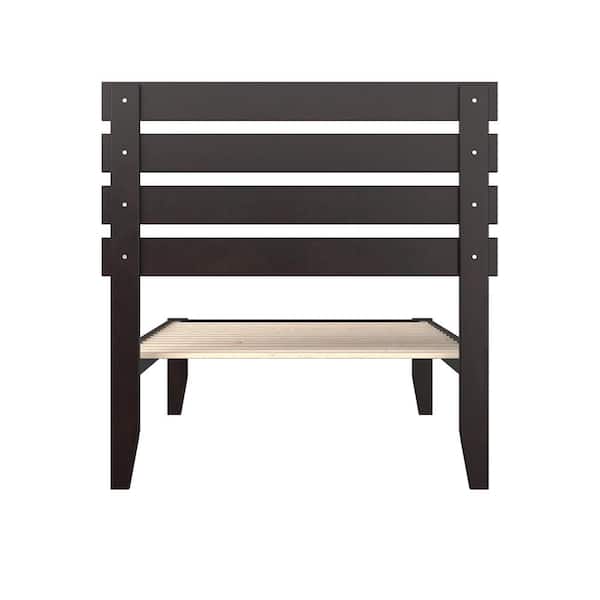 AFI Oxford 40 1/4 in. W Espresso Dark Brown Twin XL Size