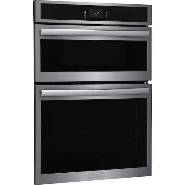 Gallery 30 in. Electric Built-In Wall Oven and Microwave Combination w/ Total Convection, Smudge-Proof Stainless Steel