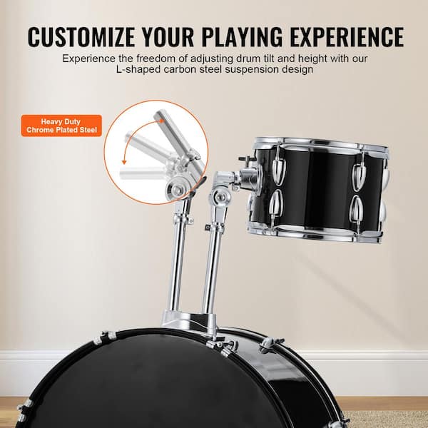 SVOPES 5-Piece Adult Drum Set, 22 Full-Size Kit with Bass