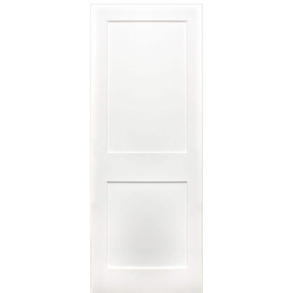 Shaker 32 in. x 80 in. 2-Panel Pine White Primed Craftsman Wood Interior Door Slab price history on PriceWatchPro