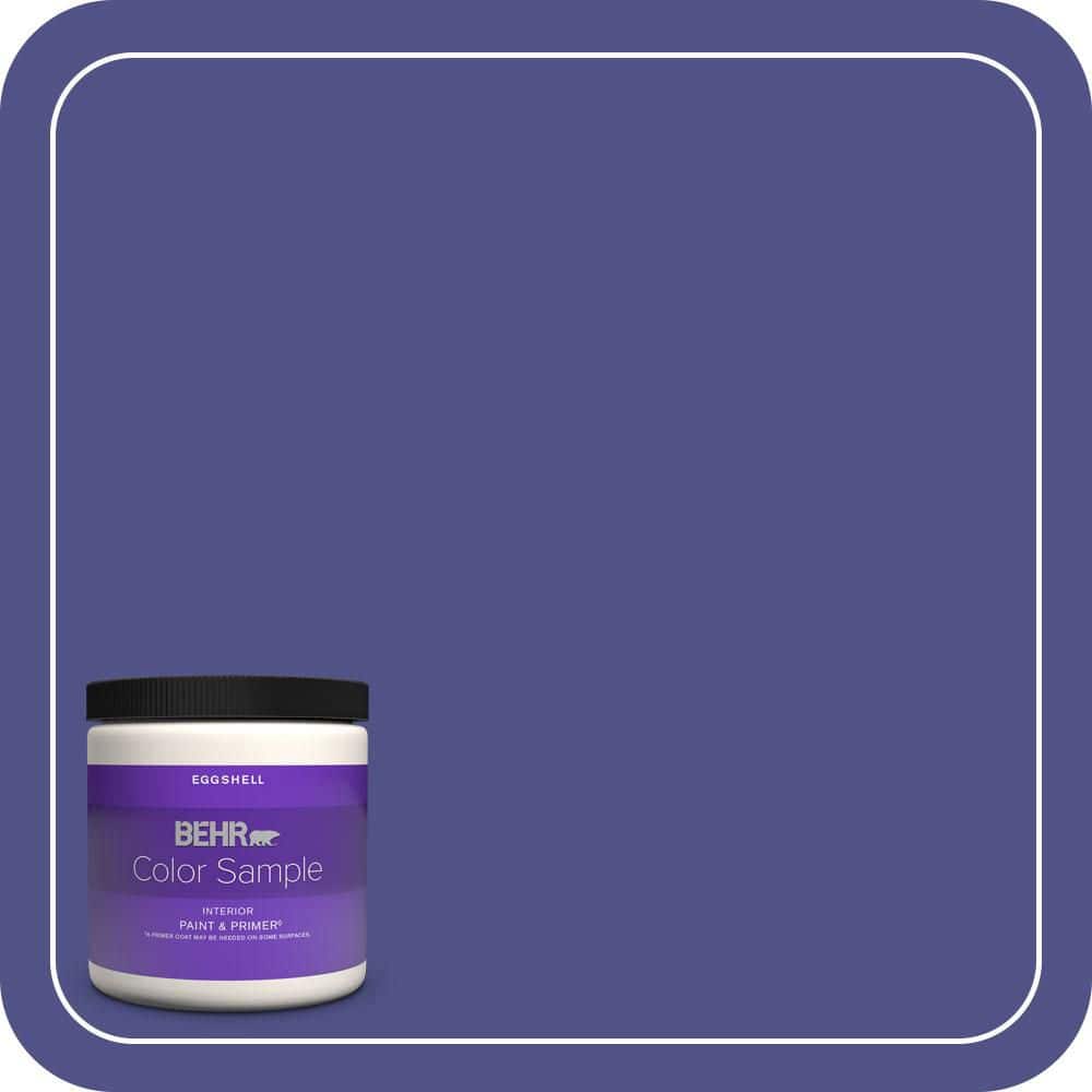 8 oz. #P550-7 Purple Prince Eggshell Enamel Interior Paint & Primer Color Sample price history on PriceWatchPro