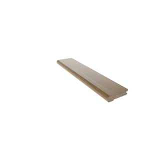 Stair Nose White Oak Sparkle .625 in. T x 2 in. W x 78 in. L Flat Hardwood Trim