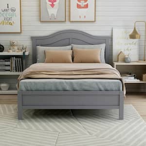 Leisa Gray Full Bed with Wood Slats