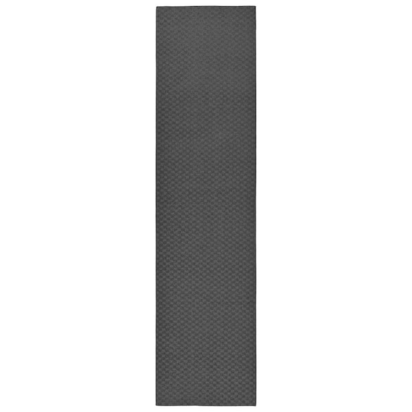 Medallion Cinder Gray 3 ft. x 12 ft. Geometric Runner Rug