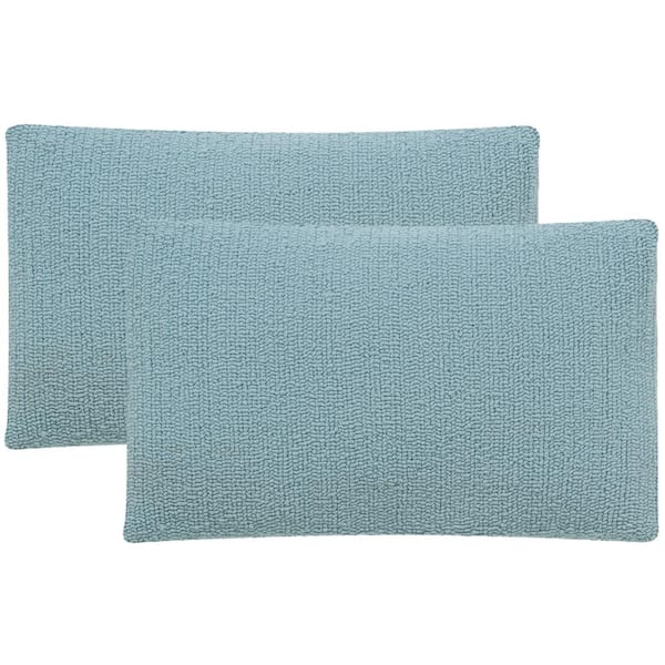 SAFAVIEH Soleil Solid Lumbar Outdoor Throw Pillow (Pack of 2)