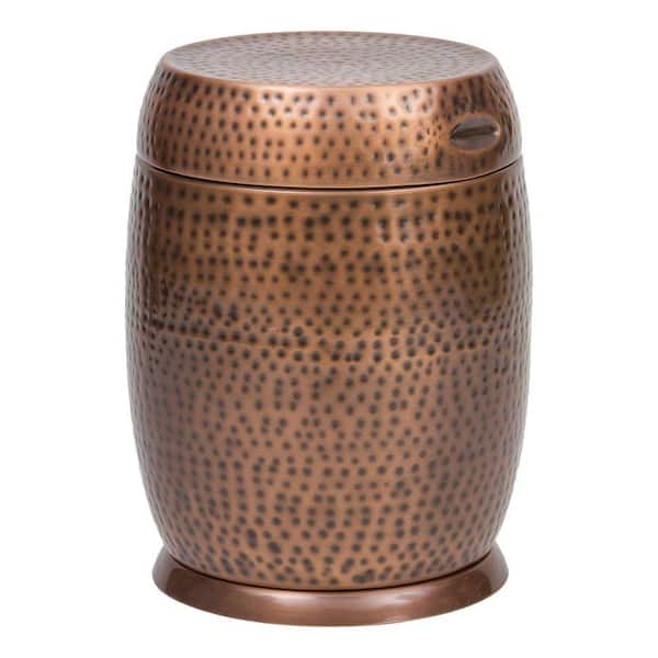 Bombay Outdoors Antique Copper Madras Drum Patio Side Table