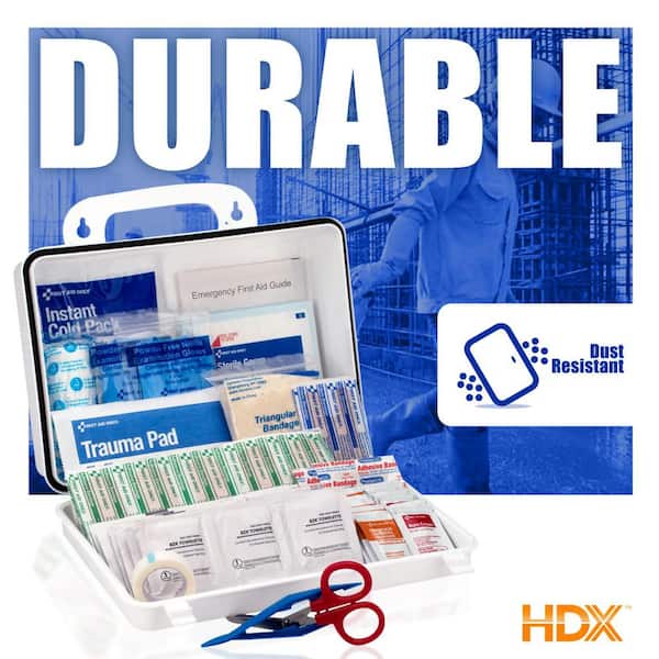 HDX 230-Piece Plastic OSHA First Aid Kit 59930 - The Home Depot